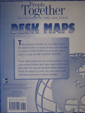 (image for) People Together 2 Desk Maps (Pk)