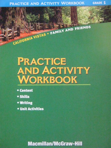 (image for) California Vistas 1 Practice & Activity Workbook (CA)(P)