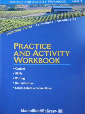 (image for) California Vistas 3 Practice & Activity Workbook (CA)(P)
