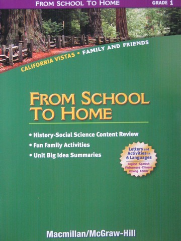 (image for) California Vistas 1 From School to Home (CA)(P)