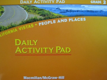 (image for) California Vistas 2 Daily Activity Pad (CA)(P)