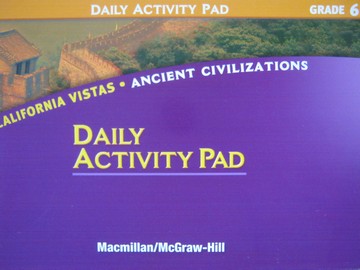 (image for) California Vistas 6 Daily Activity Pad (CA)(P)