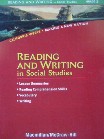 (image for) California Vistas 5 Reading & Writing in Social Studies (CA)(P)