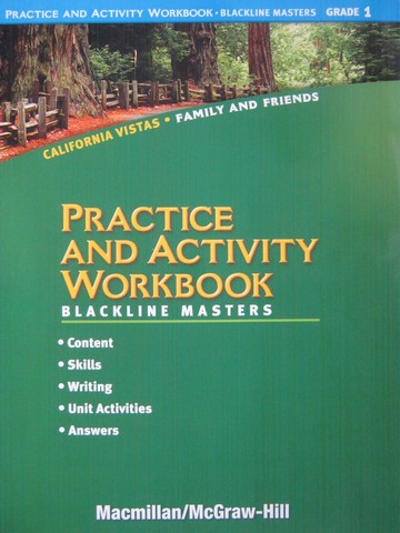 (image for) California Vistas 1 Practice & Activity Workbook BLM (CA)(P)