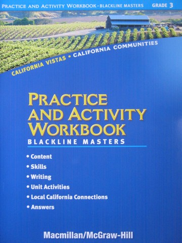 (image for) California Vistas 3 Practice & Activity Workbook BLM (CA)(P)