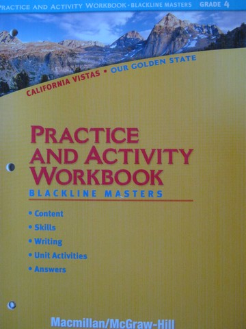 (image for) California Vistas 4 Practice & Activity Workbook BLM (CA)(P)