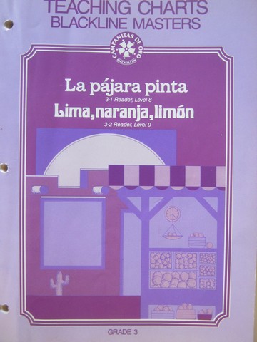 (image for) La pajara pinta Lima naranja limon Teaching Charts (P)