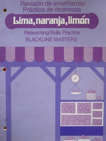 (image for) Lima naranja limon 9 Reteaching Skills Practice BLM (P)