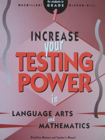 (image for) Increase Your Testing Power in Language Arts & Math 1 TM (P)
