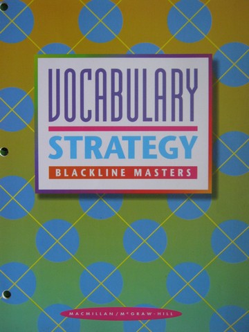(image for) Spotlight on Literacy 3 Vocabulary Strategy BLM (P)