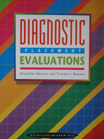 (image for) Diagnostic Placement Evaluation Grades 1-8 BLM & TM (TE)(P)