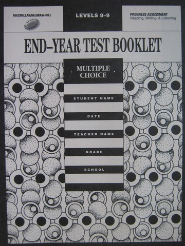 (image for) Spotlight on Literacy 3 End-Year Test Booklet (P)