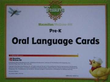 (image for) Little Treasures Pre-K Oral Language Cards (Pk)