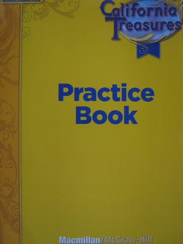 (image for) California Treasures K Practice Book (CA)(P)
