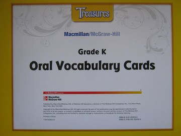 (image for) Treasures K Oral Vocabulary Cards (Pk) - Click Image to Close