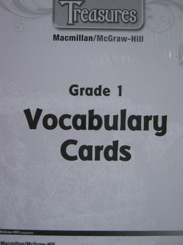 (image for) Treasures 1 Vocabulary Cards (Pk)