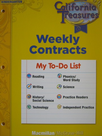 (image for) California Treasures K Weekly Contracts (CA)(P)