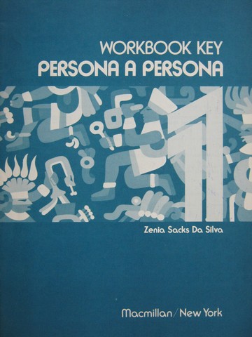 (image for) Persona a persona 1 Workbook Key (P) by Zenia Sacks Da Silva