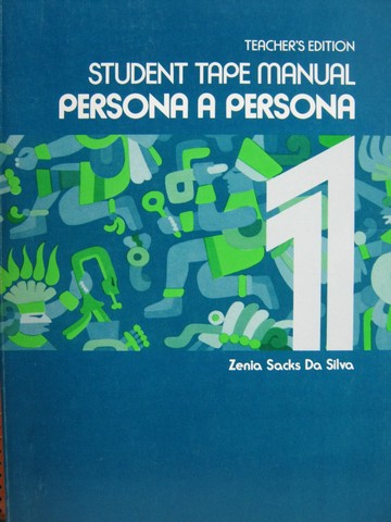 (image for) Persona a persona 1 Student Tape Manual TE (TE)(P) by Da Silva