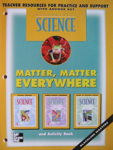 (image for) McGraw-Hill Science 1 Matter Matter Everywhere TR (TE)(P)