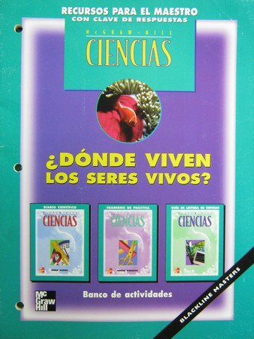(image for) McGraw-Hill Ciencias 3 Donde viven los seres vivos? BLM(P)