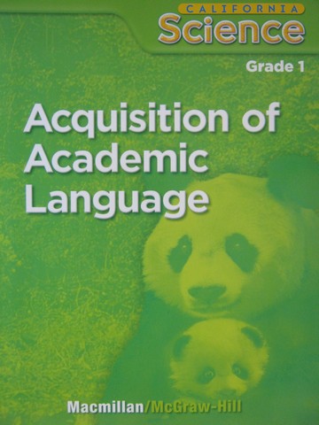 (image for) California Science 1 Acquisition of Academic Language (P)