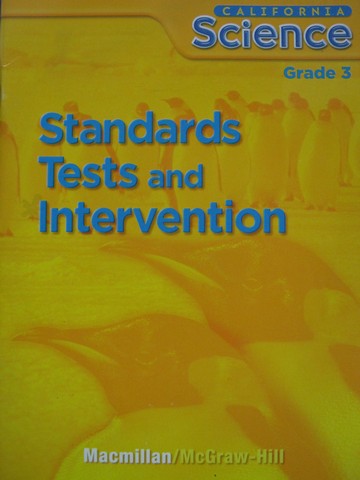 (image for) California Science 3 Standards Tests & Intervention (CA)(P)