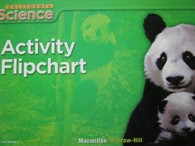 (image for) California Science 1 Activity Flipchart (CA)(Spiral)(Big)