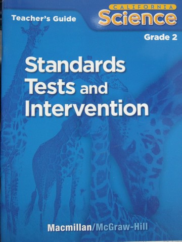 (image for) California Science 2 Standards Tests & Intervention TG (TE)(P)