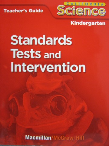 (image for) California Science K Standards Tests & Intervention TG (TE)(P)