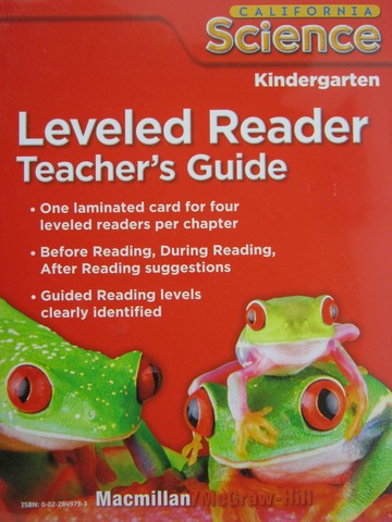 (image for) California Science K Leveled Reader TG (CA)(TE)(Pk)