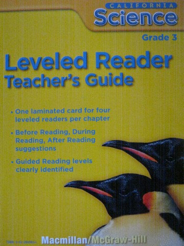 (image for) California Science 3 Leveled Reader TG (TE)(Pk)