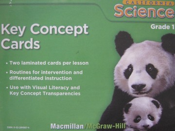 (image for) California Science 1 Key Concept Cards (CA)(Pk)