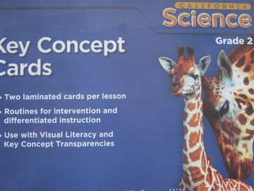 (image for) California Science 2 Key Concept Cards (CA)(Pk)