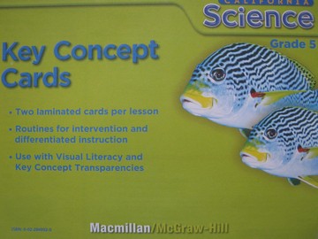 (image for) California Science 5 Key Concept Cards (CA)(Pk)
