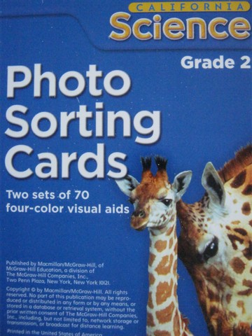 (image for) California Science 2 Photo Sorting Cards (CA)(Pk)