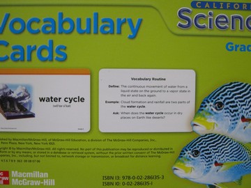 (image for) California Science 5 Vocabulary Cards (CA)(Card)(Pk)