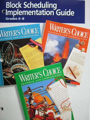 (image for) Writer's Choice 6-8 Block Scheduling Implementation Guide (P)