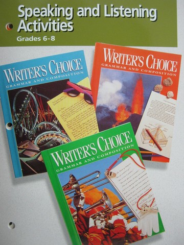 (image for) Writer's Choice Grades 6-8 Speaking & Listening Activities (P)