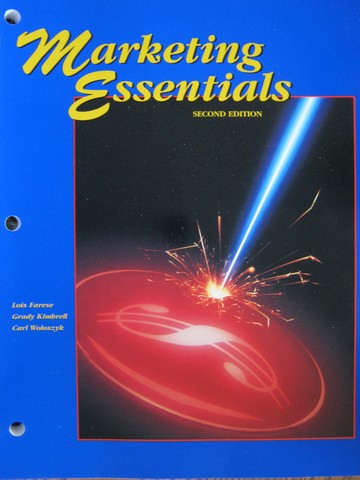 (image for) Marketing Essentials 2nd Edition Printed Testbank (P) by Farese,