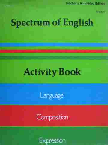 (image for) Spectrum of English 5 Green Activity Book TAE (TE)(P) by Dietz