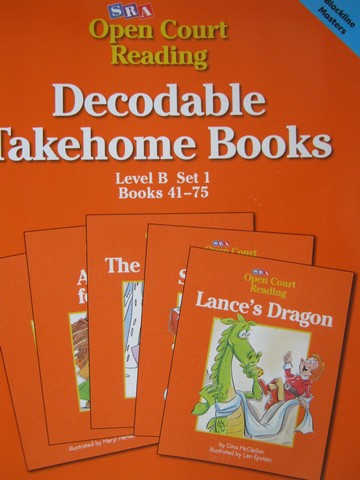 (image for) SRA Open Court Reading B-1 Decodable Takehome Books BLM (P)
