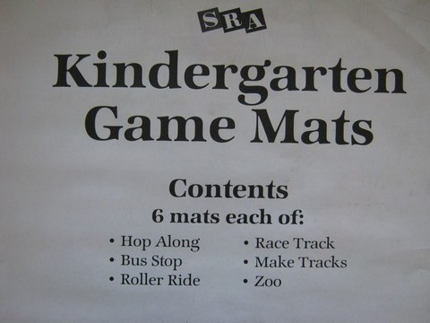 (image for) SRA Open Court Reading K Game Mats (Pk)