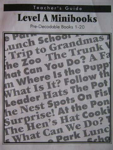 (image for) Collections for Young Scholars A Minibooks TG (TE)(P)