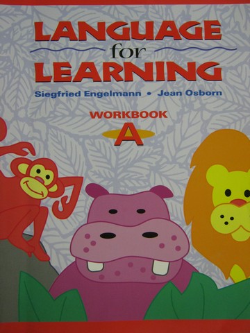 (image for) Language for Learning Workbook A (P) by Engelmann & Osborn