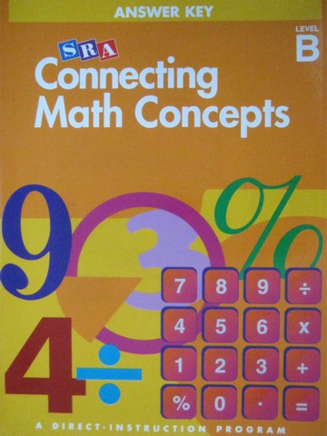 (image for) Connecting Math Concepts B Answer Key (P) by Engelmann & Carnine