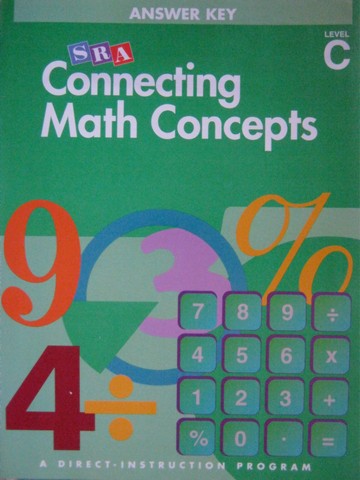 (image for) Connecting Math Concepts C Answer Key (P) by Engelmann & Carnine
