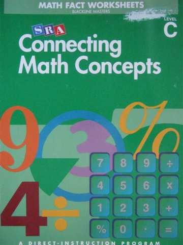 (image for) Connecting Math Concepts C Math Fact Worksheets BLM (P)