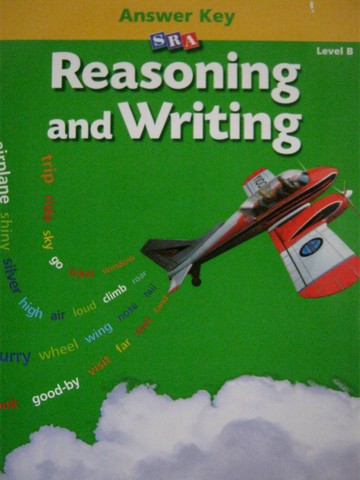 (image for) SRA Reasoning & Writing B Answer Key (P) by Engelmann,