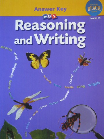 (image for) SRA Reasoning & Writing D Answer Key (P) by Engelmann,